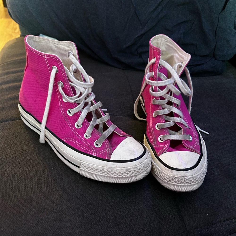 Women’s Converse High-Top Pink Sneakers